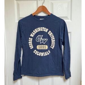 Jansport 100% Cotton George Washington University Crop Long Sleeve Tshirt